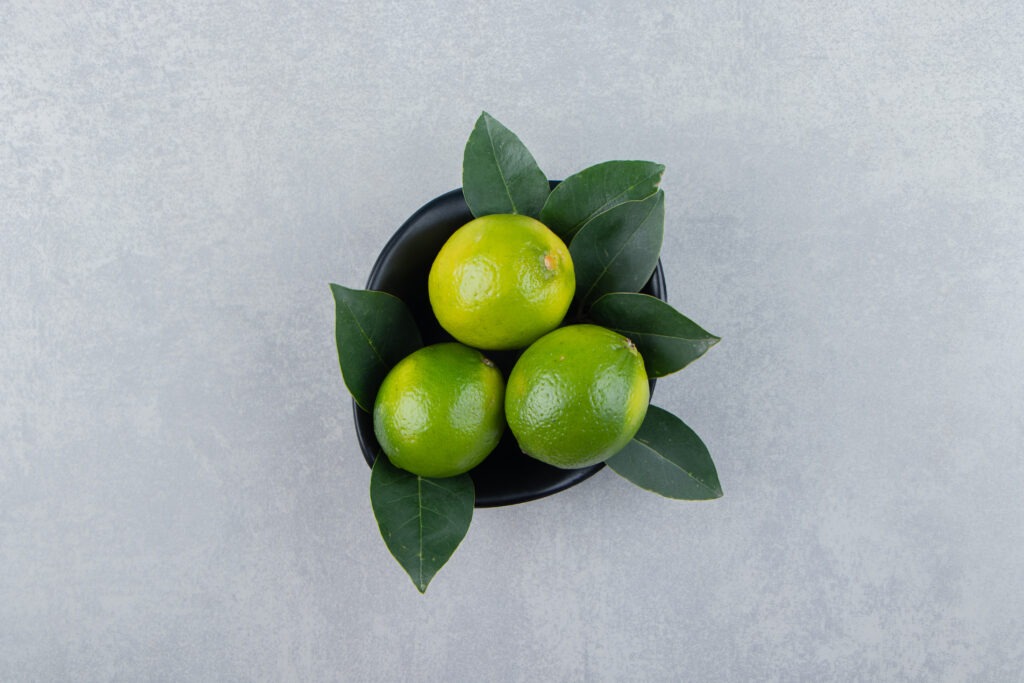 lemons in a pot