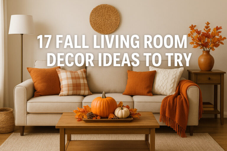 17 Fall Living Room Decor Ideas to Try