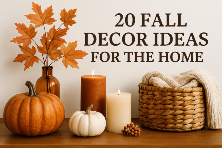 20 Fall Decor Ideas for the Home