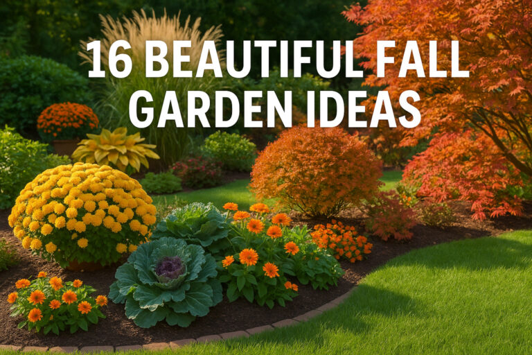 16 Beautiful Fall Garden Ideas