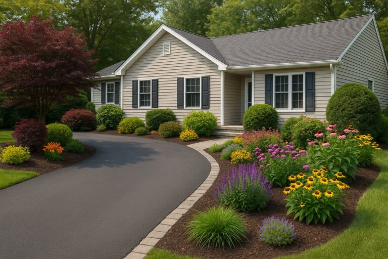 16 Easy Driveway Landscaping Ideas for Curb Appeal