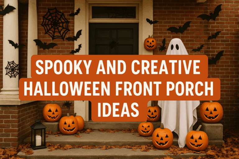 21 Spooky and Creative Halloween Front Porch Ideas