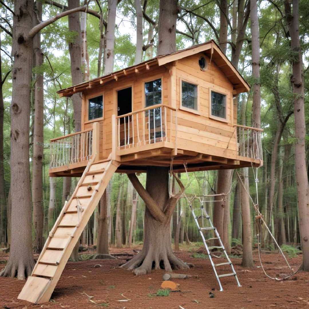 adventure course treehouse