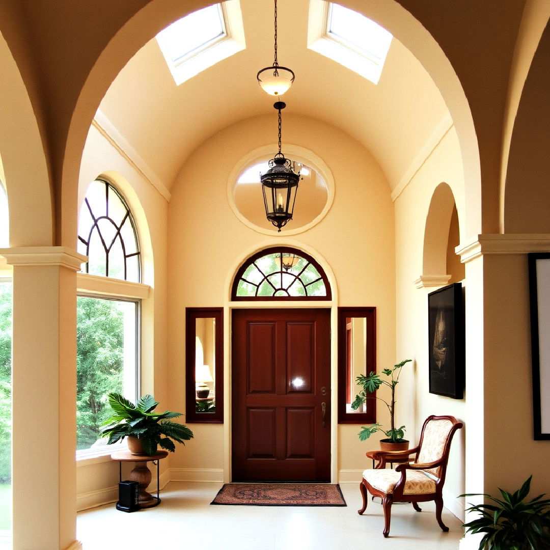 arched doorways and windows