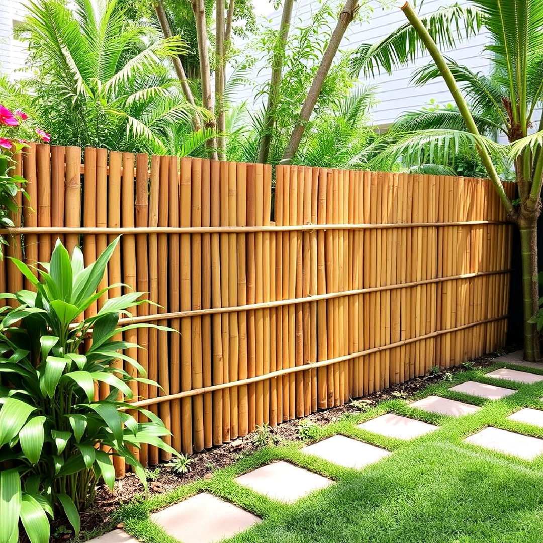 bamboo fencing for an eco friendly option