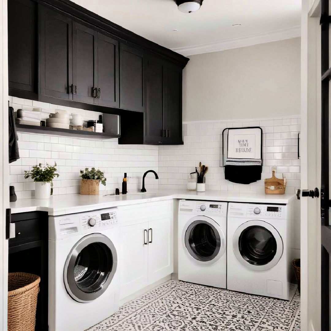 black fixtures and hardware