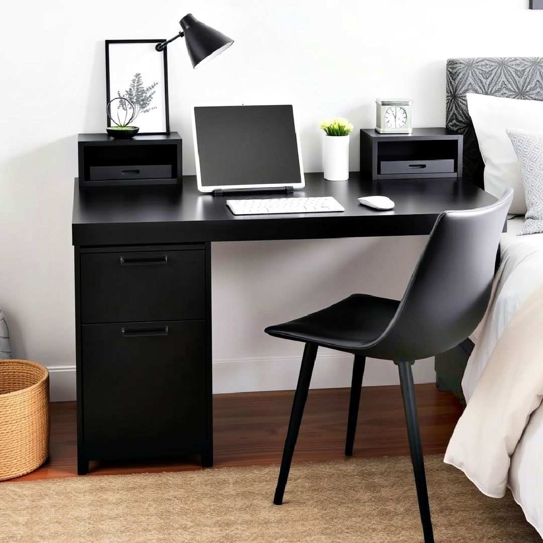 black matte desk
