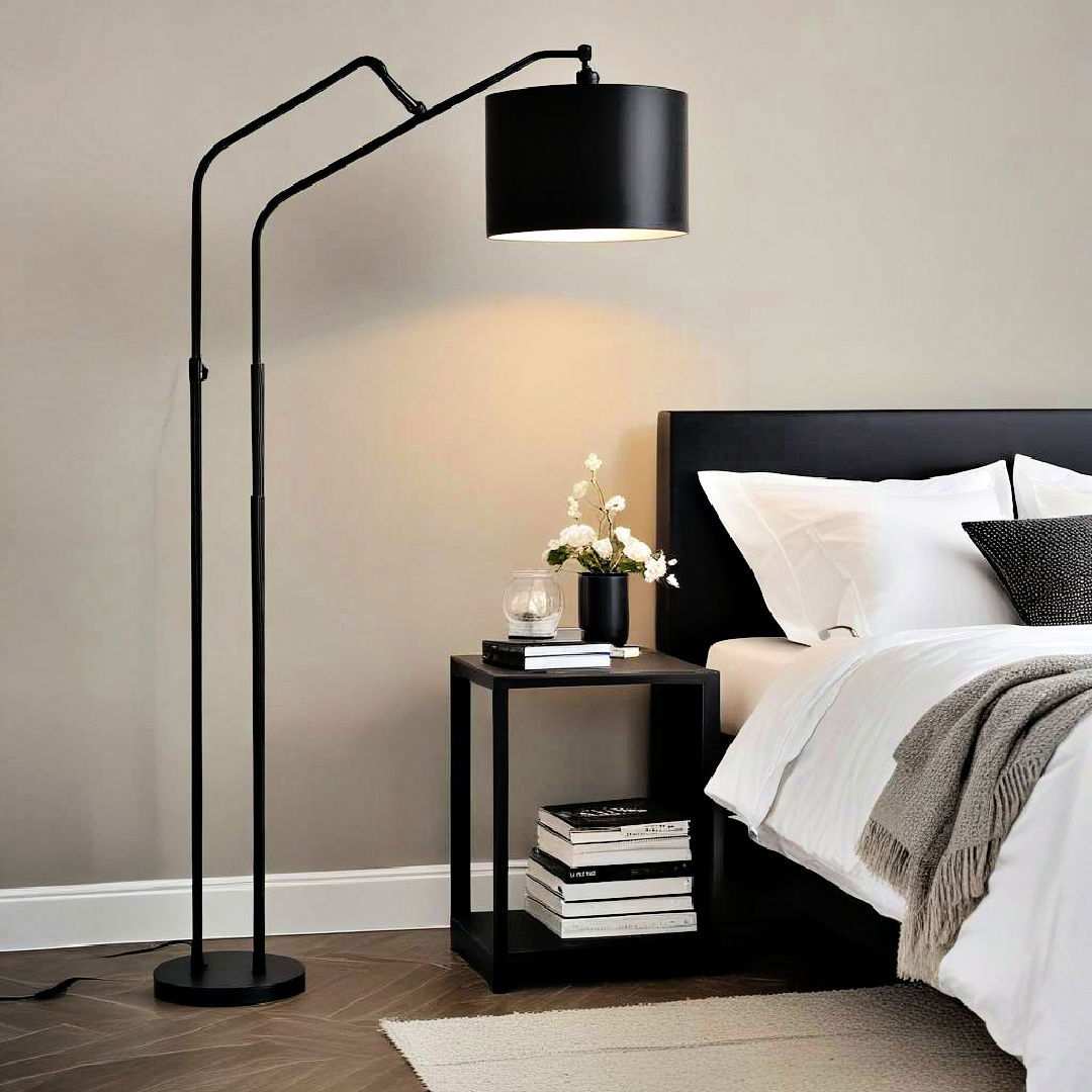 black matte floor lamps