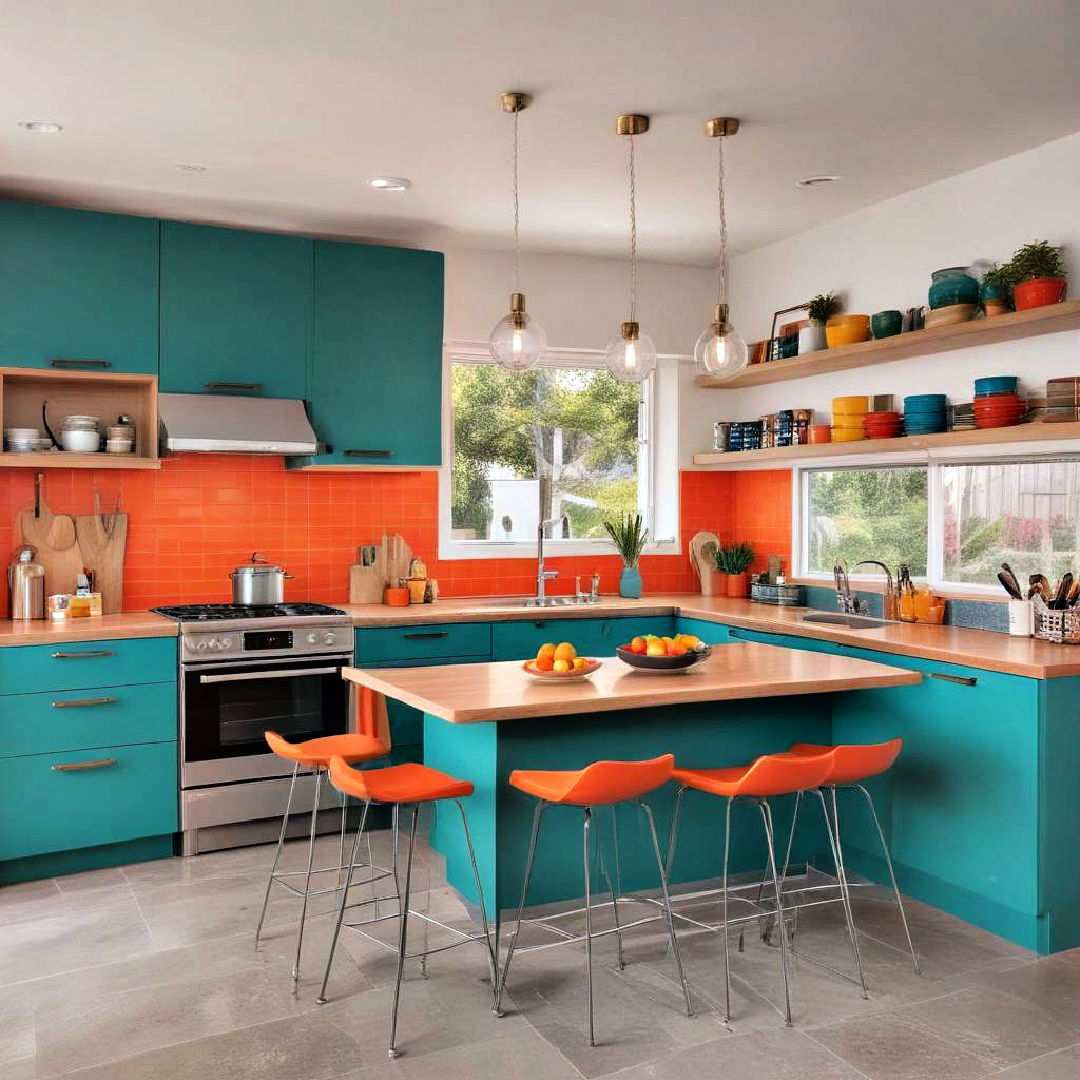 bold accent colors