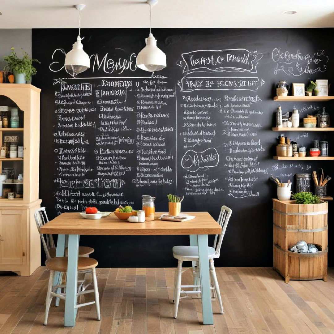 chalkboard wall