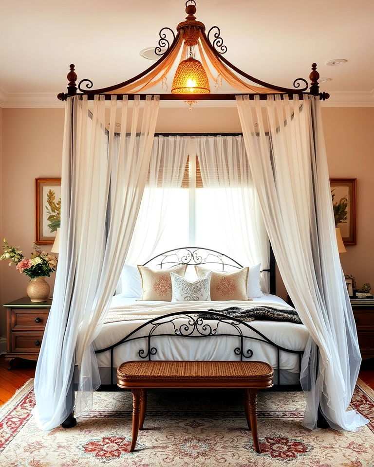 choose a canopy bed for a princess vibe