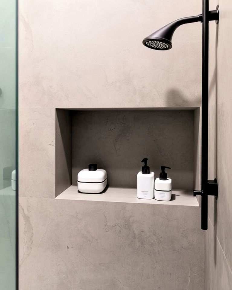 concrete soap niches