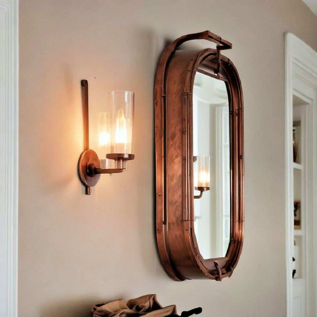 copper sconces