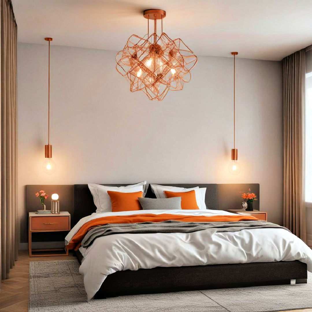 copper toned lighting fixtures