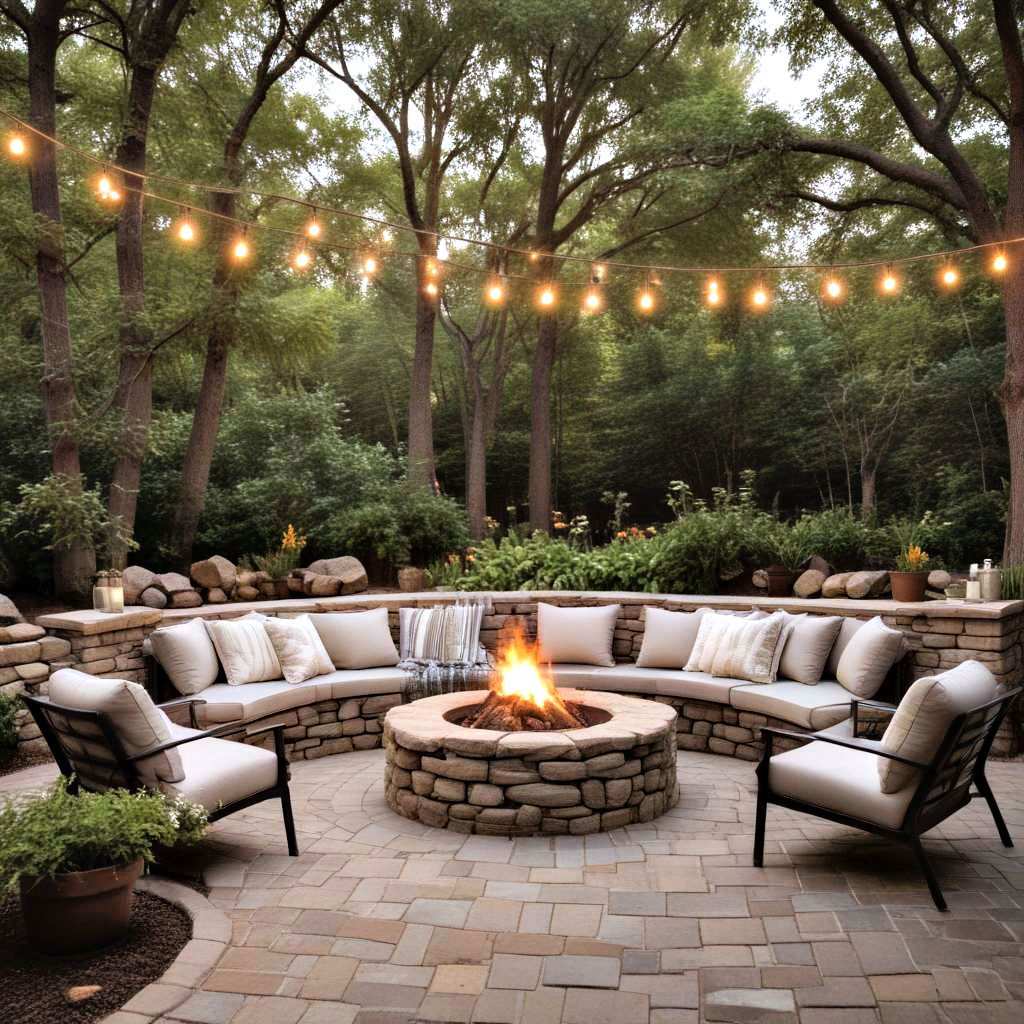 cozy fire pits for evening gatherings
