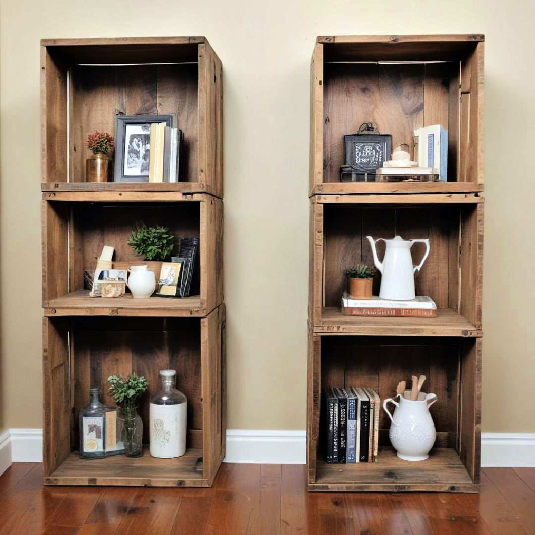 crate shelves