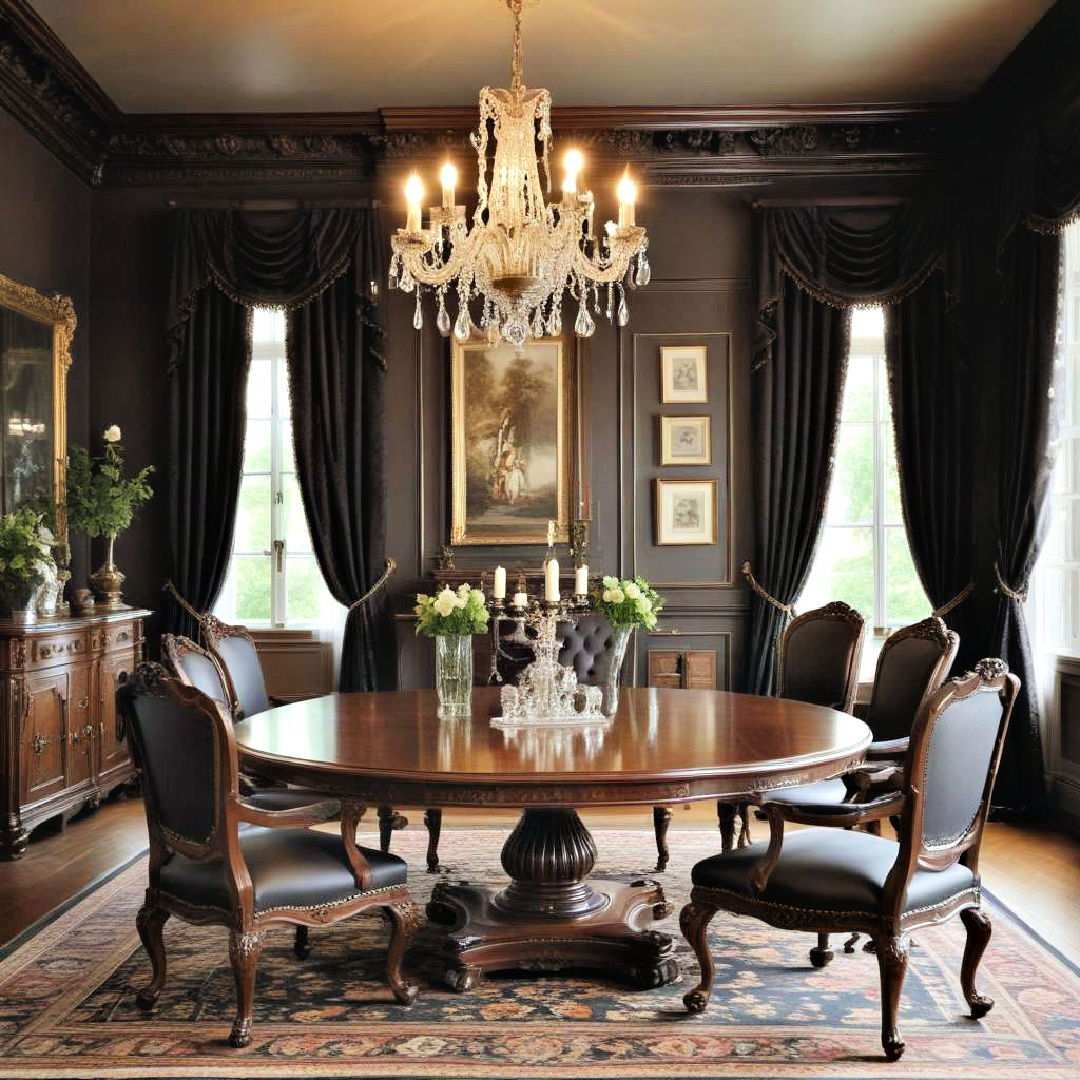 dark wood furniture for timeless elegance