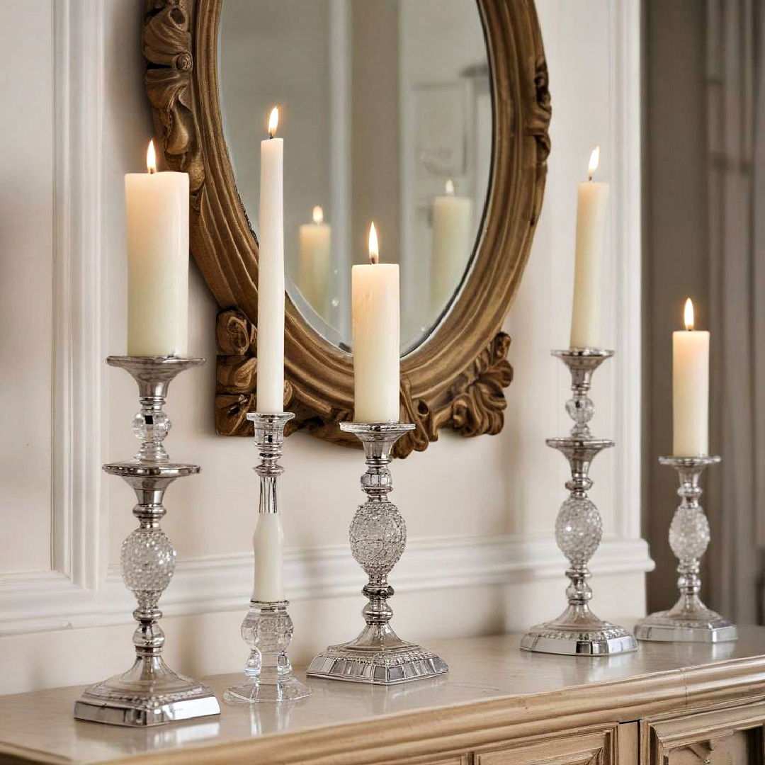 elegant candlesticks
