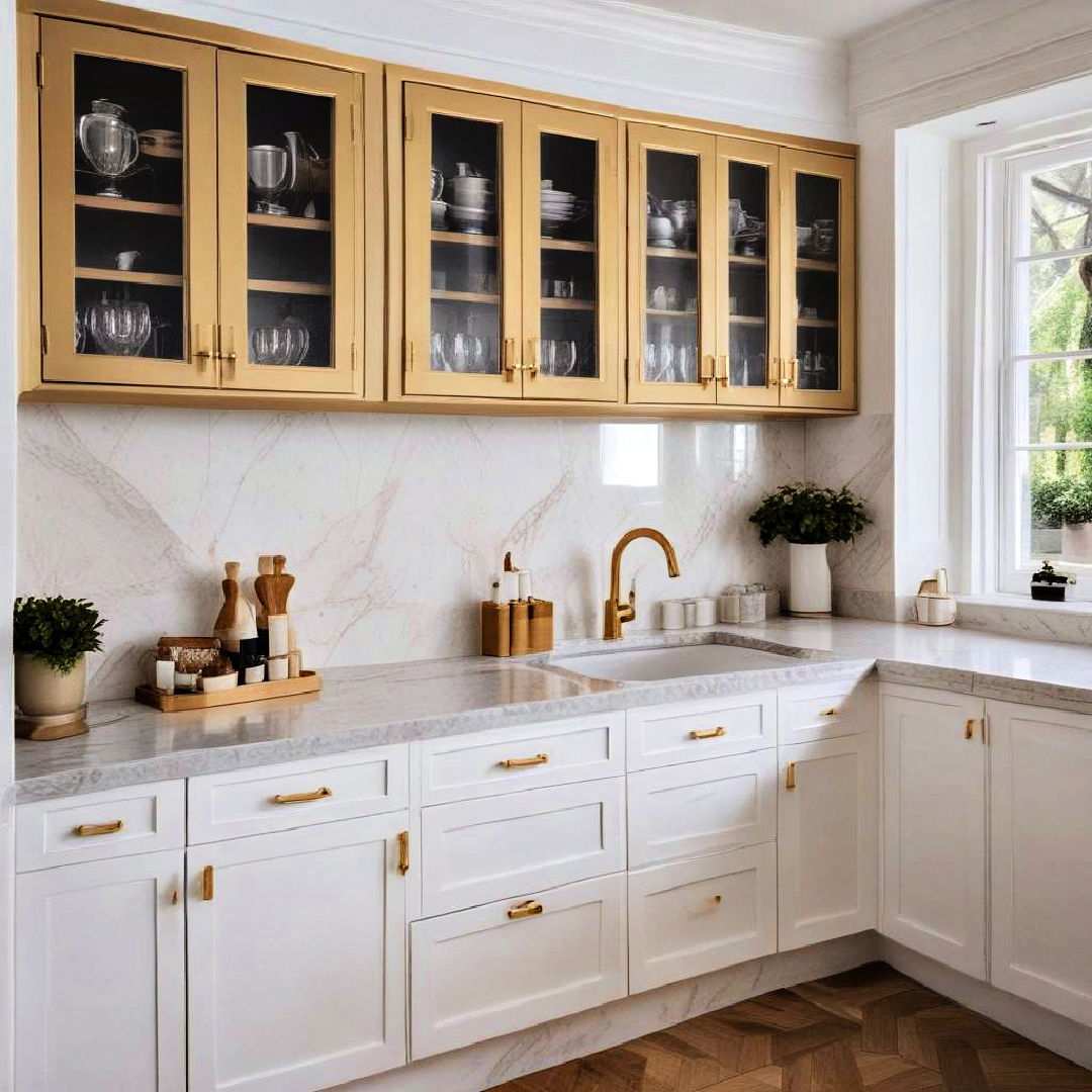 elegant gold and pure white