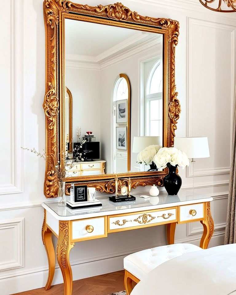 elegant mirrors to reflect light