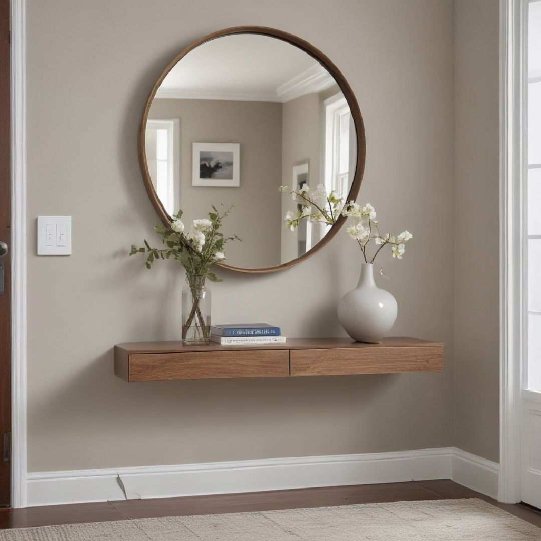 floating console table