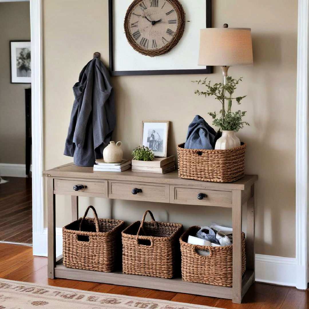 functional storage baskets