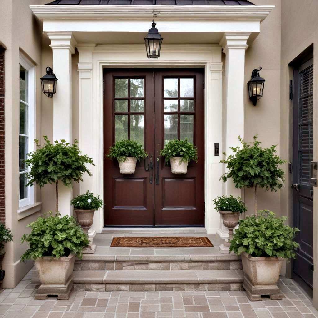 greenery and planters