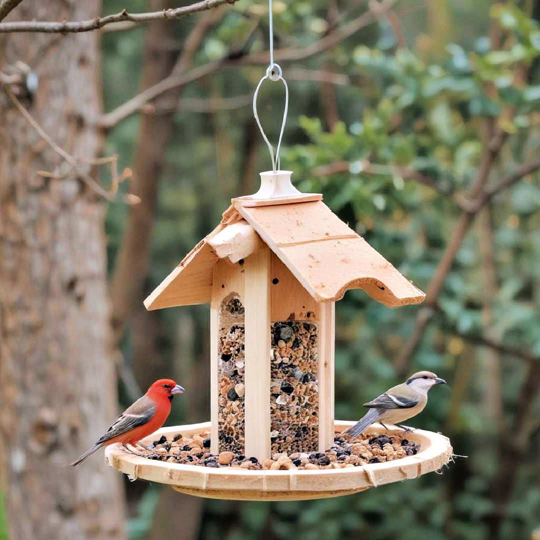 hang a bird feeder