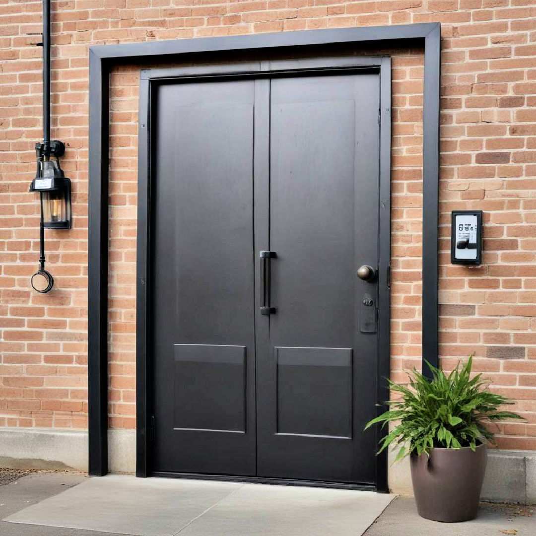 industrial metal door