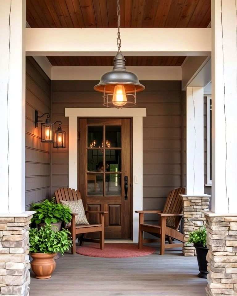 install barn style lighting fixtures