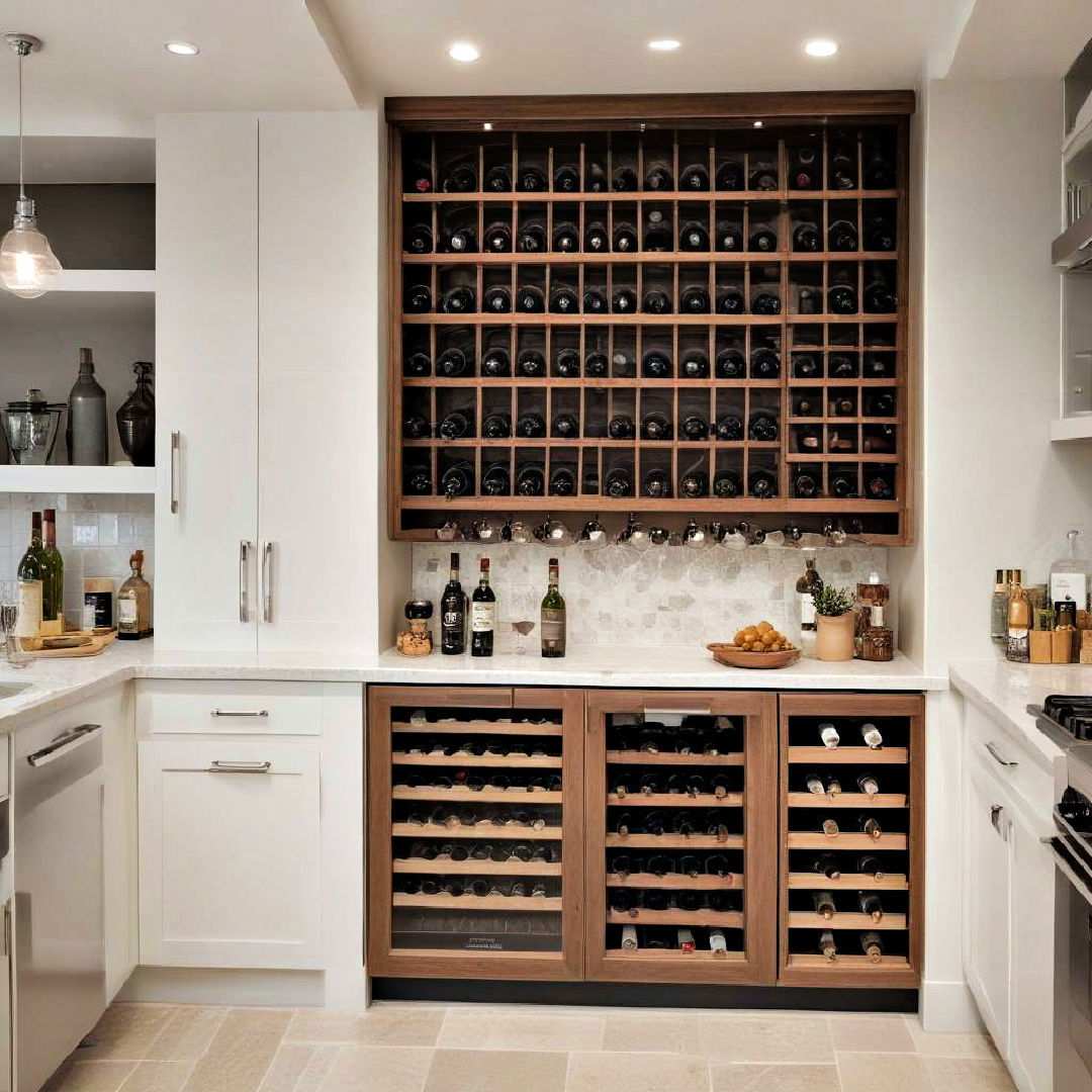 integrate a wine rack