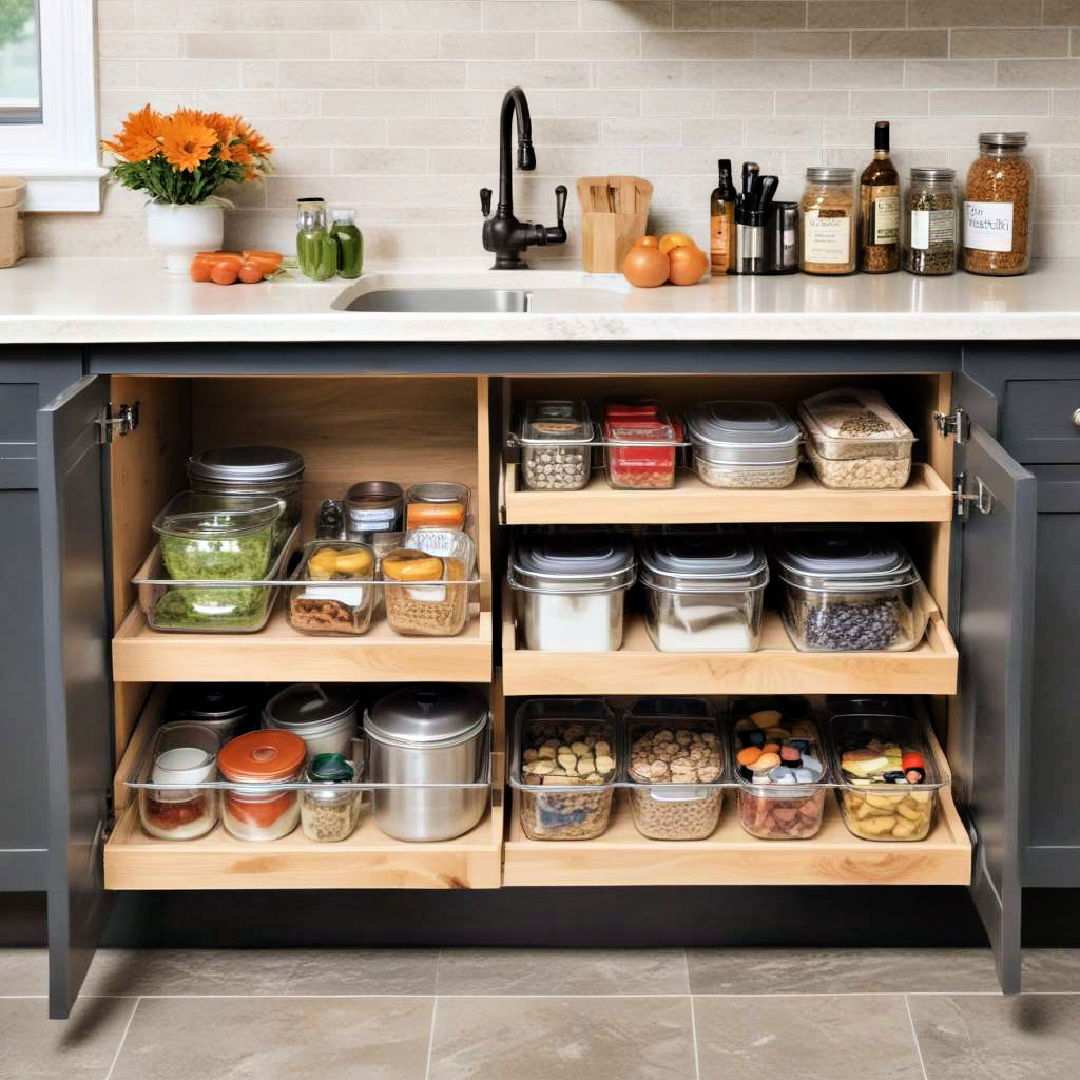 integrate under counter storage