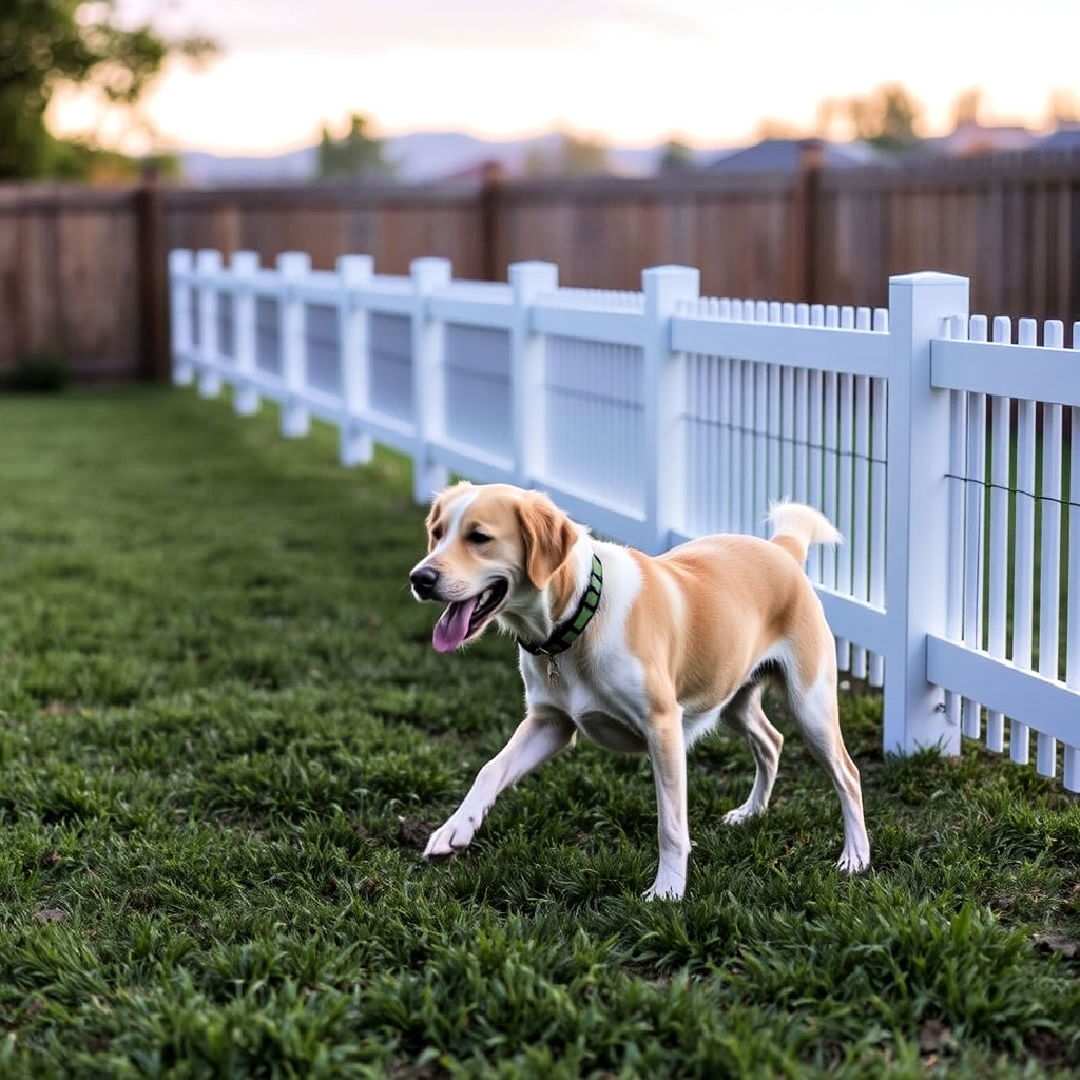 invisible fence for open landscapes