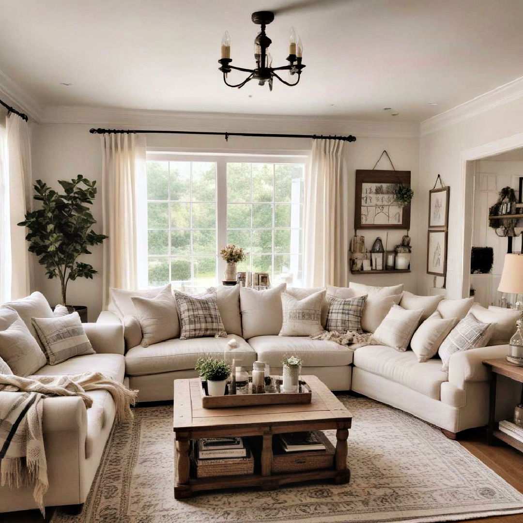 large comfortable sofa