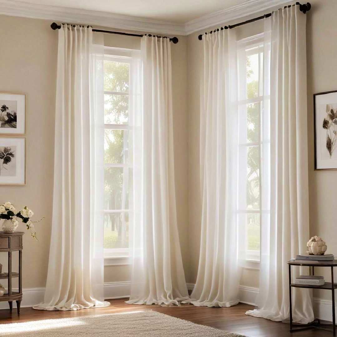 layered sheers for soft elegance