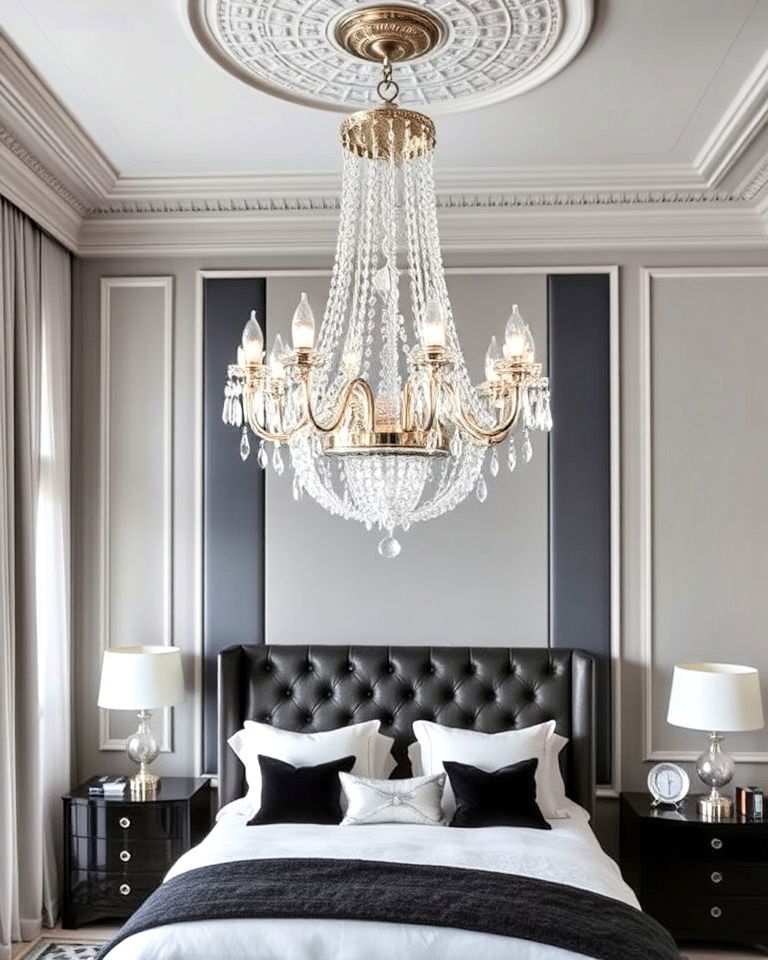 luxurious crystal chandeliers for opulence
