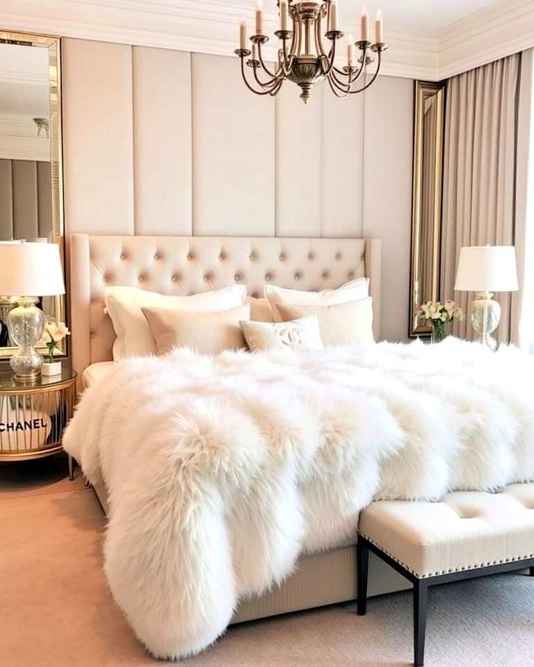 luxurious faux fur throws for extra comfort