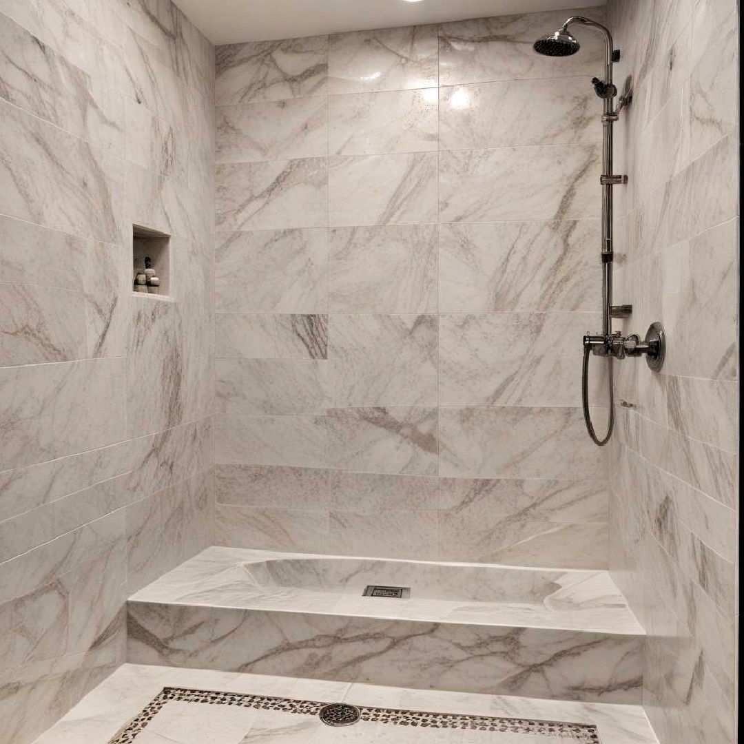 marble shower sills
