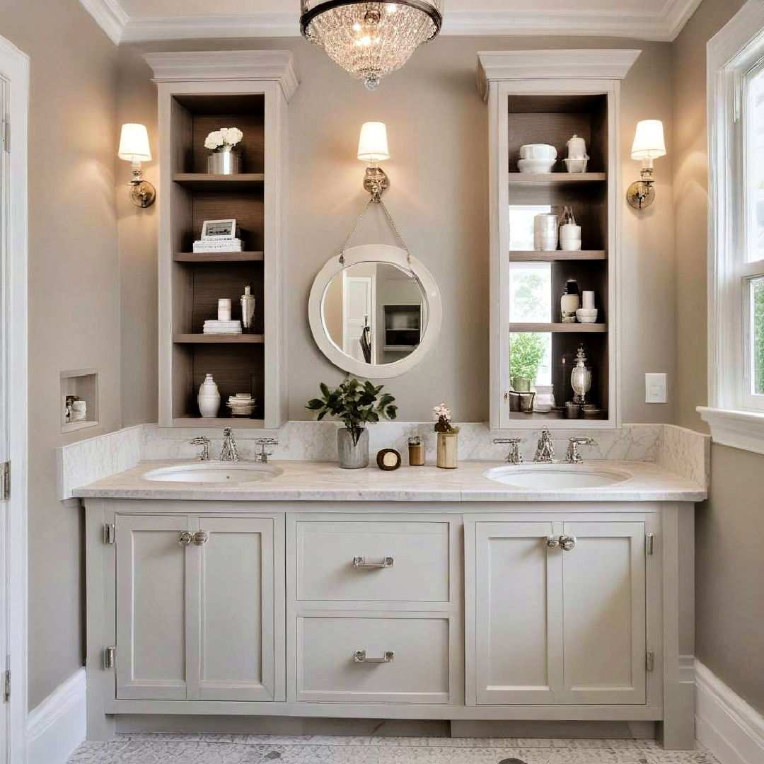 opt for built in cabinets