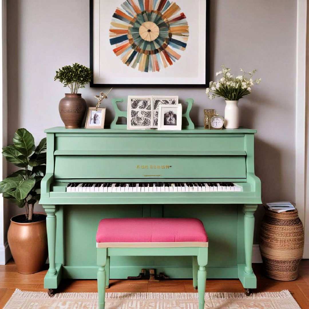 painted piano