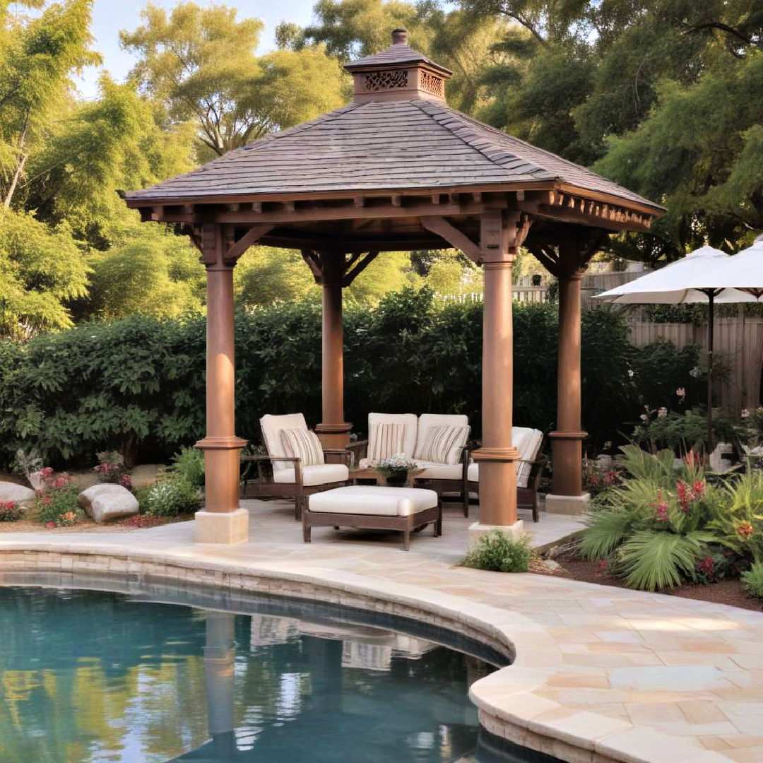poolside gazebo