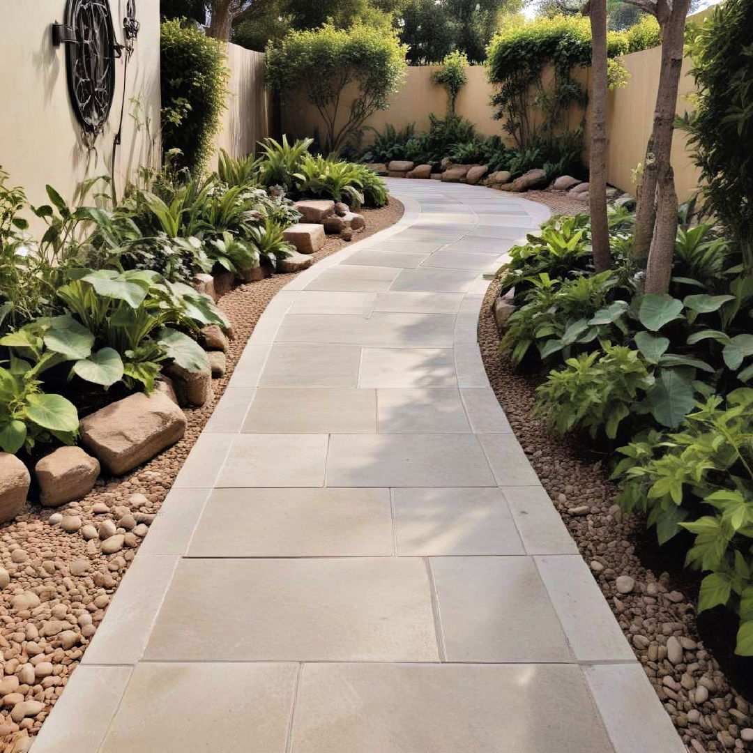 porcelain tile paths