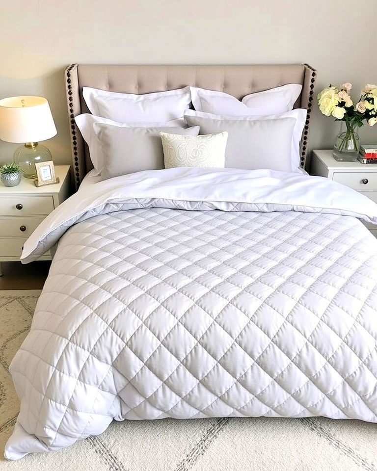 quilted bedding for a signature touch