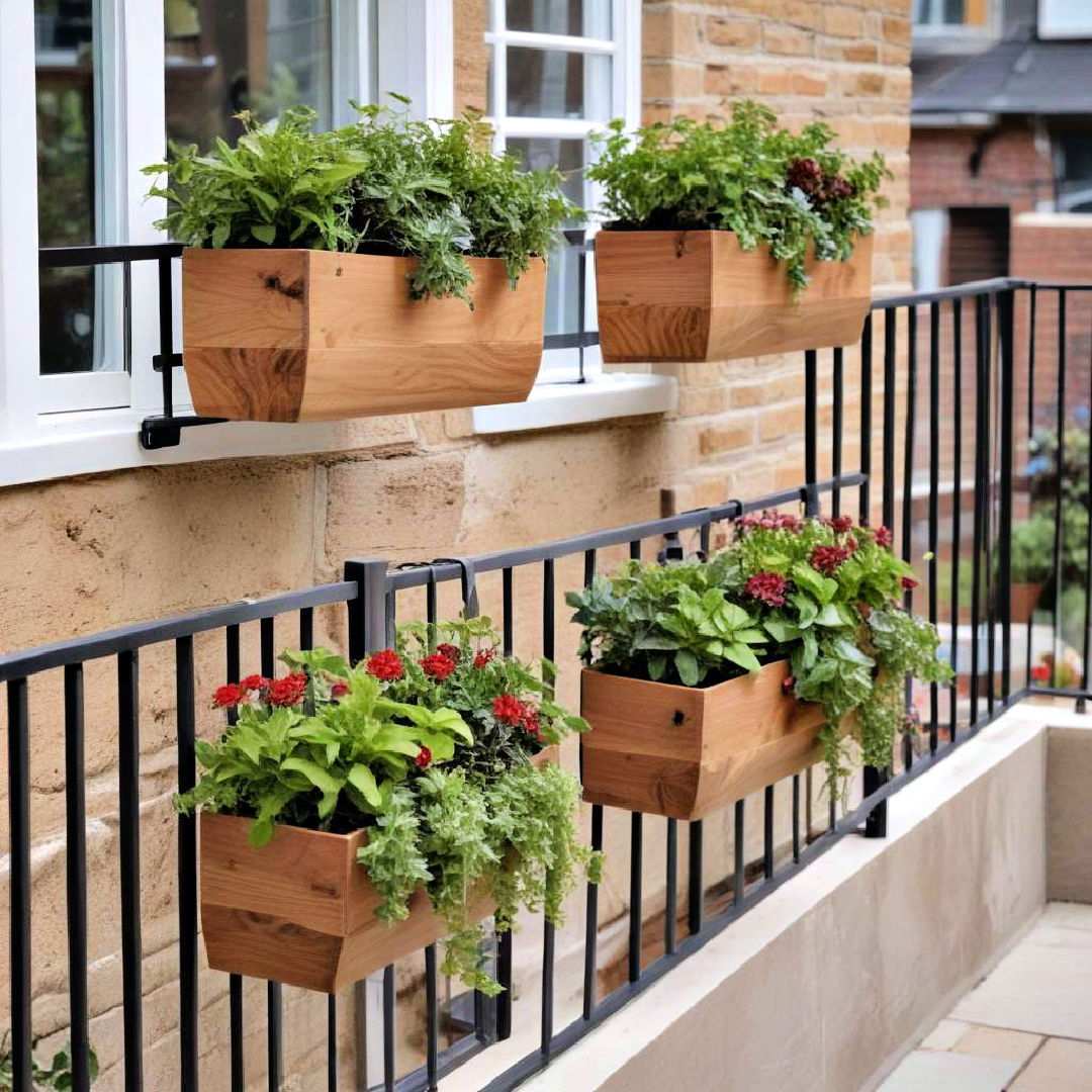 railing planters