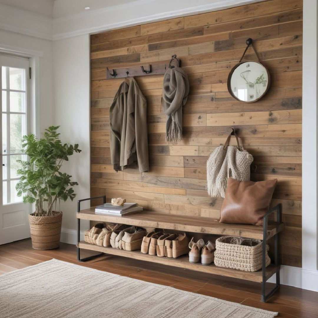 rustic wooden planks