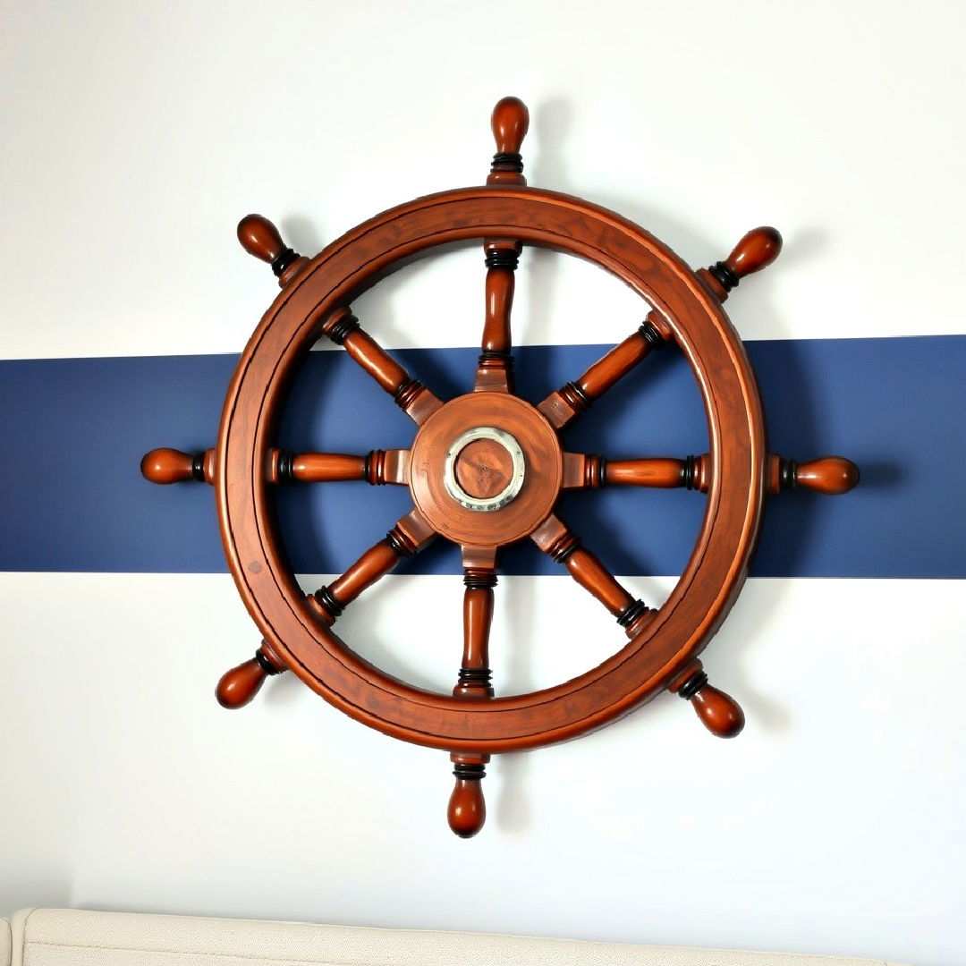 ship steering wheel decoration