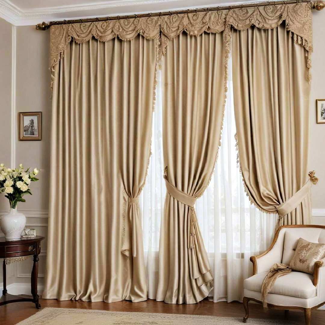 silk curtains for sophisticated luxury