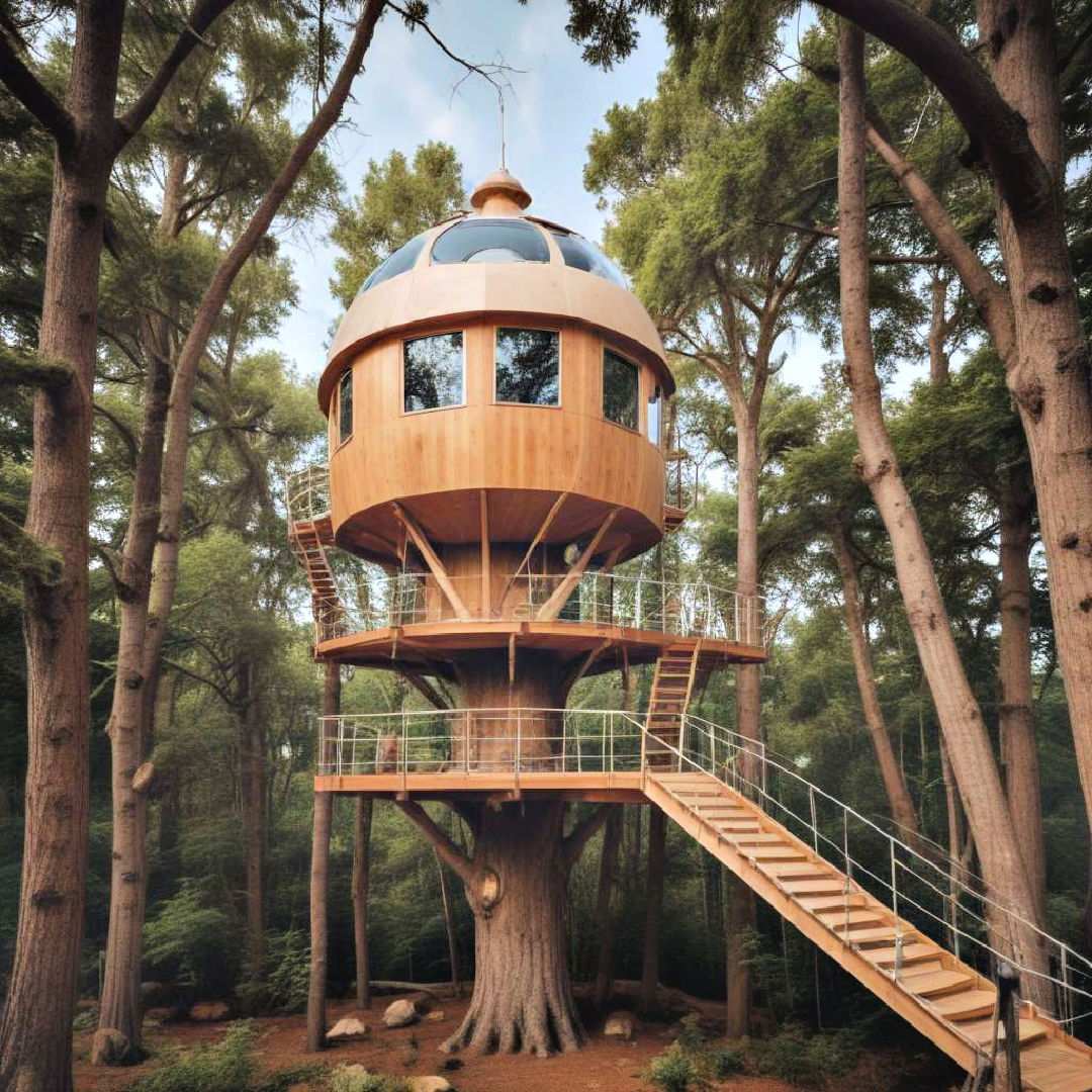 space observatory treehouse tree house
