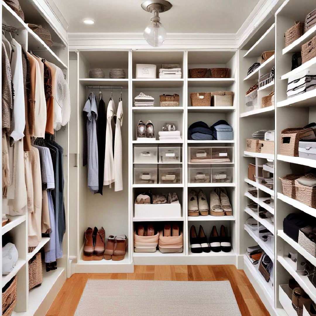 use clear containers