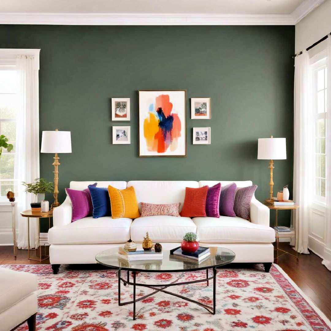 use vibrant wall colors